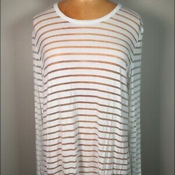 Wilfred Free Aritzia Sheer Long Sleeve - Picture 2 of 6